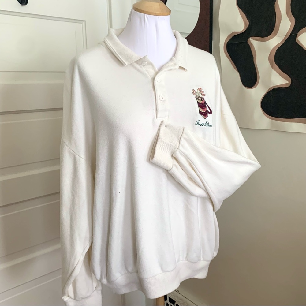 Vintage Golf Polo Sweater